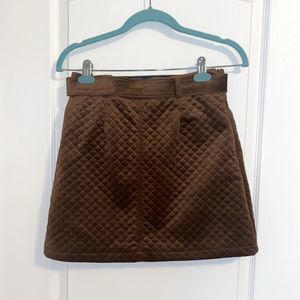 Women’s Brown Corduroy Skirt - Size M